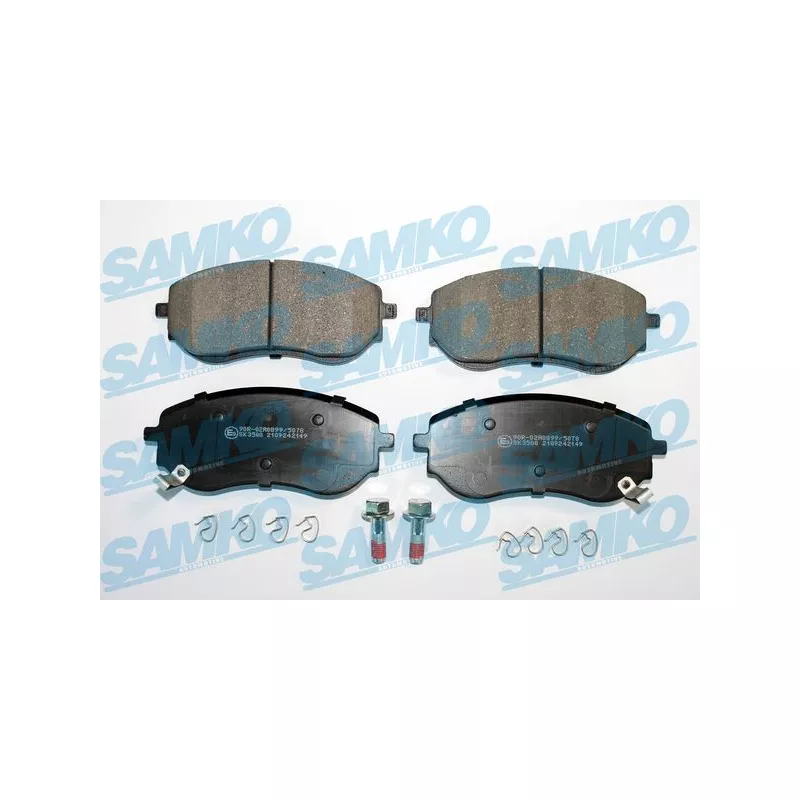 Jeu de 4 plaquettes de frein avant SAMKO 5SP2149