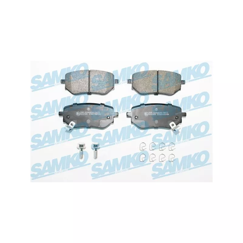 Jeu de 4 plaquettes de frein arrière SAMKO 5SP2150