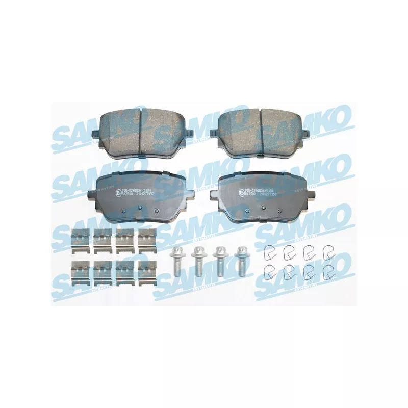Jeu de 4 plaquettes de frein arrière SAMKO 5SP2152K
