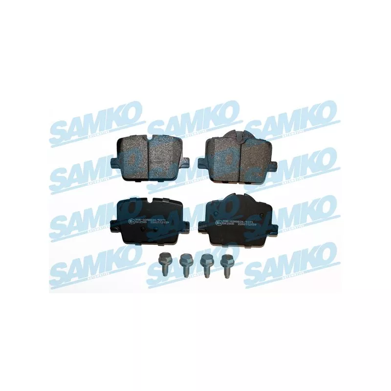Jeu de 4 plaquettes de frein arrière SAMKO 5SP2159