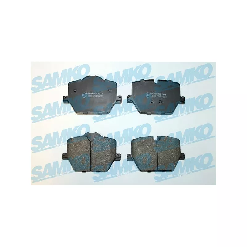 Jeu de 4 plaquettes de frein arrière SAMKO 5SP2160