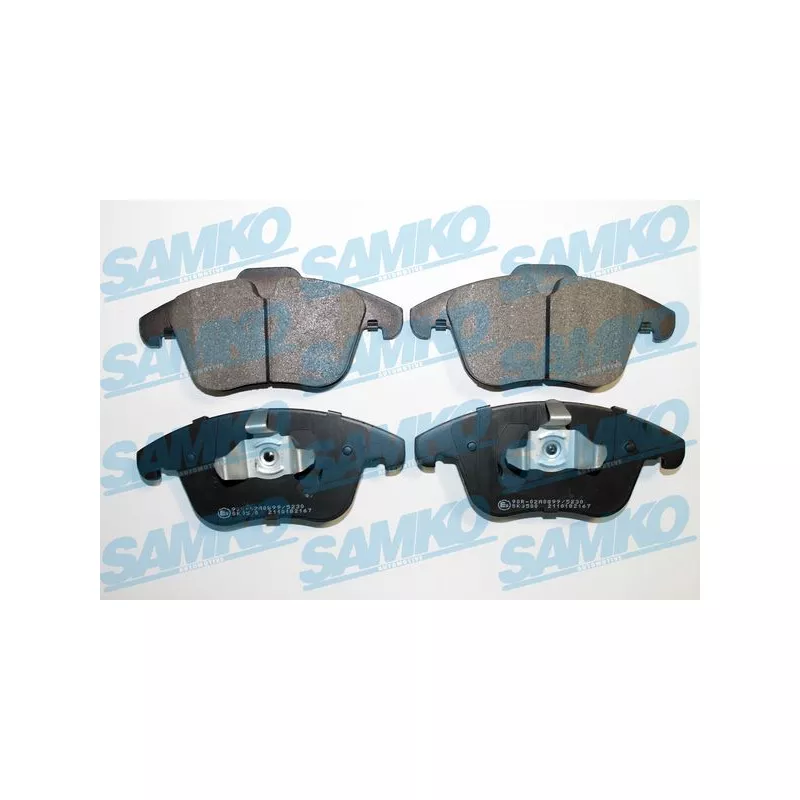 Jeu de 4 plaquettes de frein avant SAMKO 5SP2167