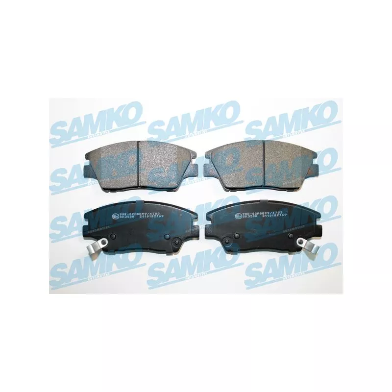 Jeu de 4 plaquettes de frein avant SAMKO 5SP2169