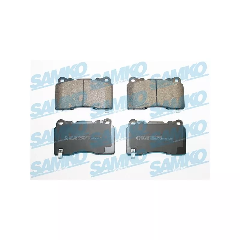 Jeu de 4 plaquettes de frein avant SAMKO 5SP2173