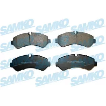 Jeu de 4 plaquettes de frein arrière SAMKO 5SP2176
