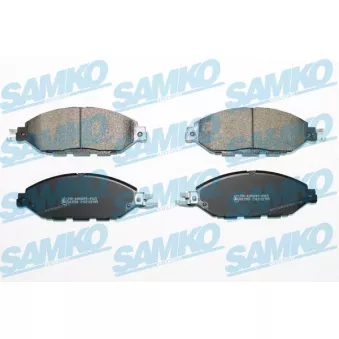 Jeu de 4 plaquettes de frein avant SAMKO