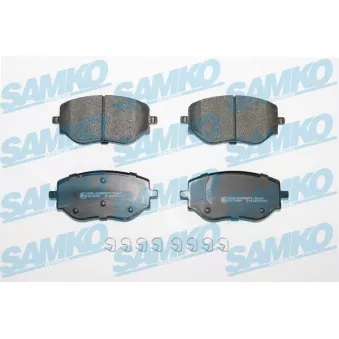 Jeu de 4 plaquettes de frein avant SAMKO 5SP2187