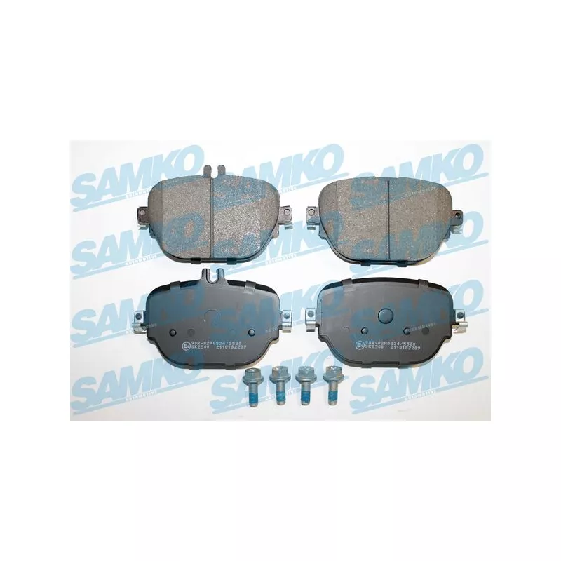 Jeu de 4 plaquettes de frein arrière SAMKO 5SP2209