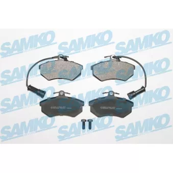Jeu de 4 plaquettes de frein avant SAMKO