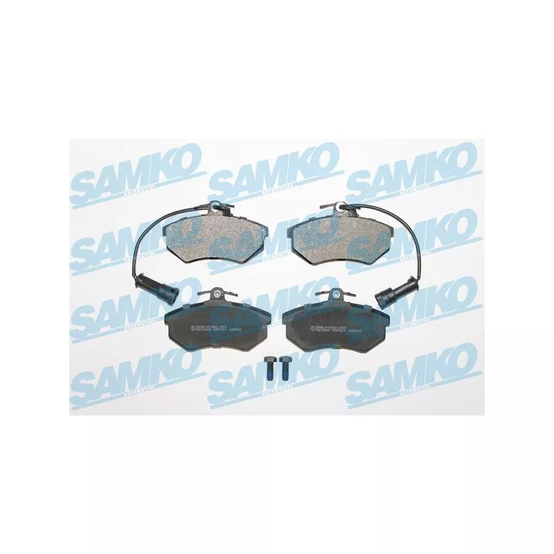 Jeu de 4 plaquettes de frein avant SAMKO 5SP221
