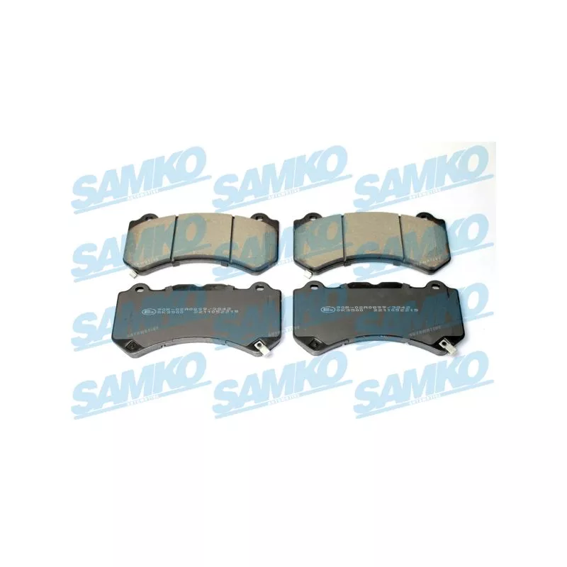 Jeu de 4 plaquettes de frein avant SAMKO 5SP2215