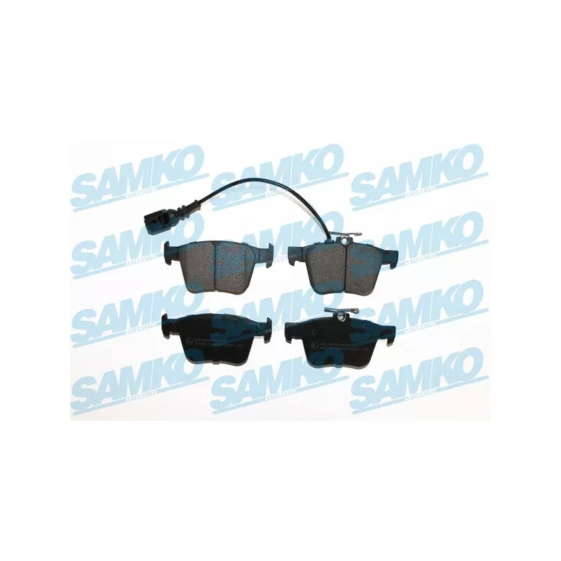 Jeu de 4 plaquettes de frein arrière SAMKO 5SP2221