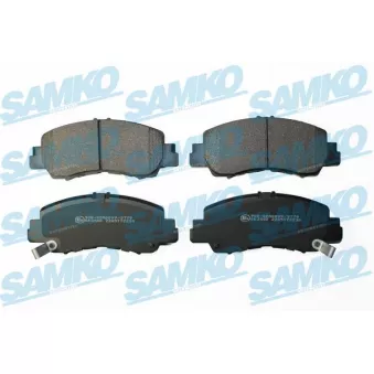 Jeu de 4 plaquettes de frein avant SAMKO