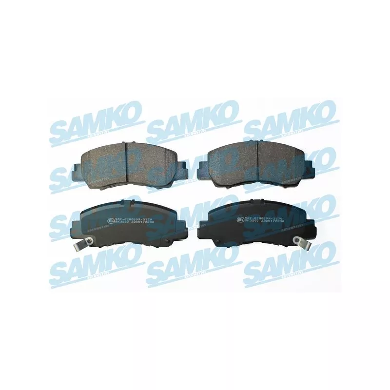 Jeu de 4 plaquettes de frein avant SAMKO 5SP2230