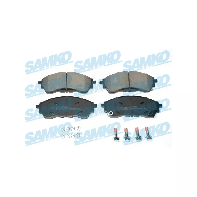 Jeu de 4 plaquettes de frein avant SAMKO 5SP2233