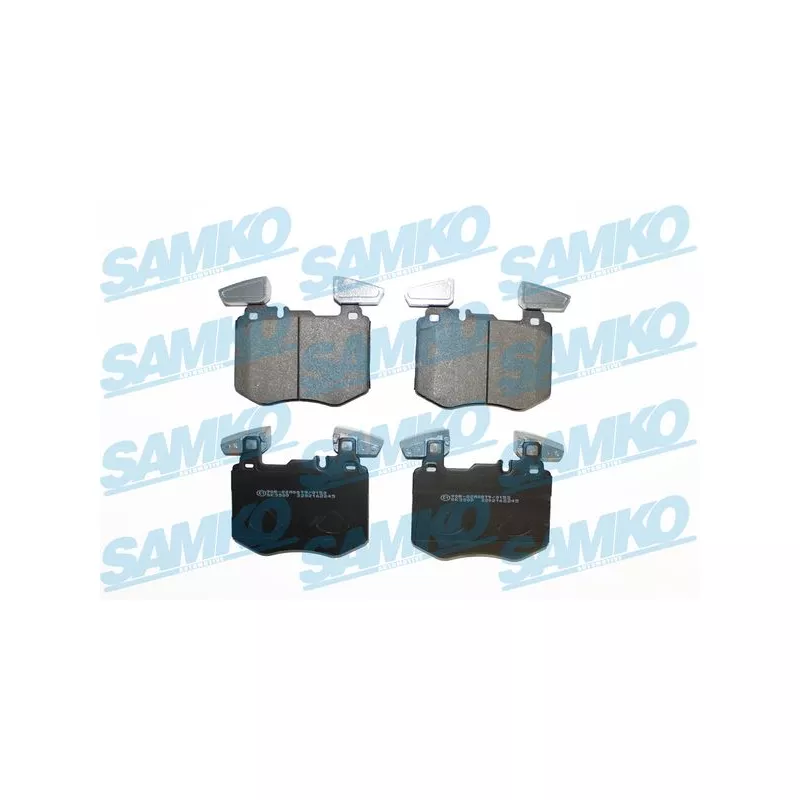 Jeu de 4 plaquettes de frein avant SAMKO 5SP2245