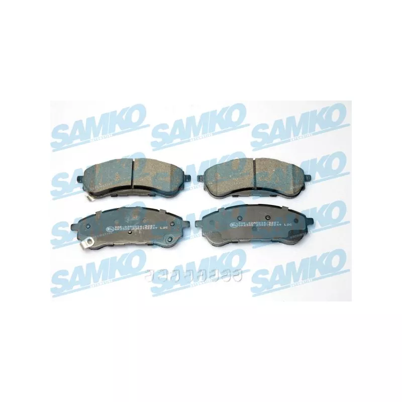 Jeu de 4 plaquettes de frein arrière SAMKO 5SP2249