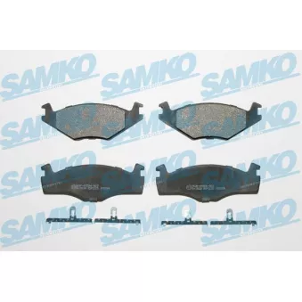 Jeu de 4 plaquettes de frein avant SAMKO 5SP225