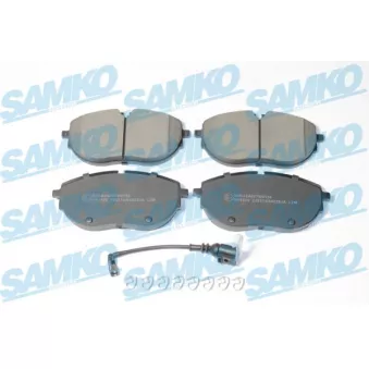 Jeu de 4 plaquettes de frein avant SAMKO