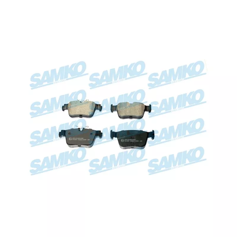 Jeu de 4 plaquettes de frein arrière SAMKO 5SP2264