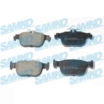 Jeu de 4 plaquettes de frein arrière SAMKO