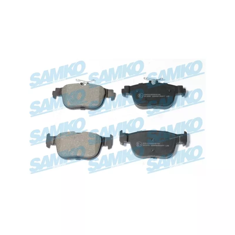 Jeu de 4 plaquettes de frein arrière SAMKO 5SP2277