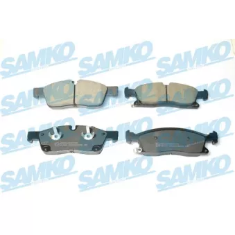 Jeu de 4 plaquettes de frein avant SAMKO