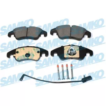 Jeu de 4 plaquettes de frein avant SAMKO