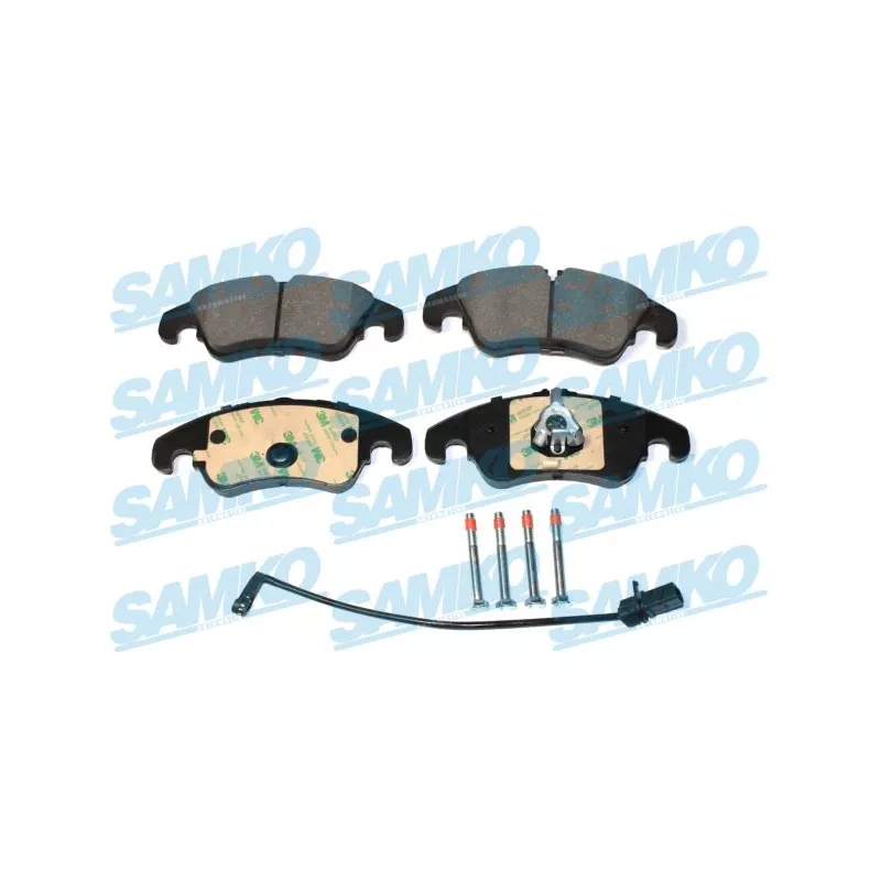 Jeu de 4 plaquettes de frein avant SAMKO 5SP2282A