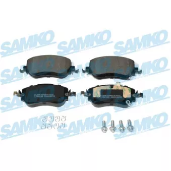 Jeu de 4 plaquettes de frein avant SAMKO 5SP2292