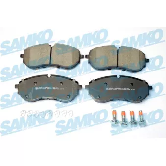 Jeu de 4 plaquettes de frein avant SAMKO