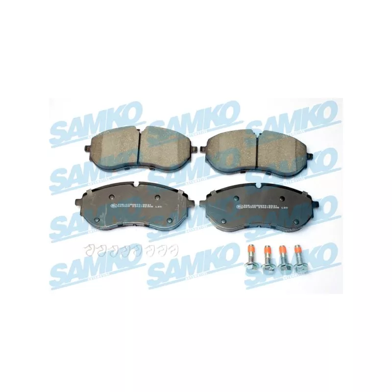 Jeu de 4 plaquettes de frein avant SAMKO 5SP2308