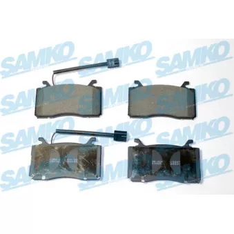 Jeu de 4 plaquettes de frein avant SAMKO