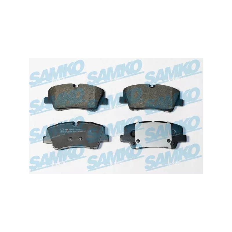 Jeu de 4 plaquettes de frein arrière SAMKO 5SP2313