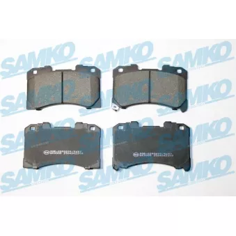 Jeu de 4 plaquettes de frein avant SAMKO 5SP2319