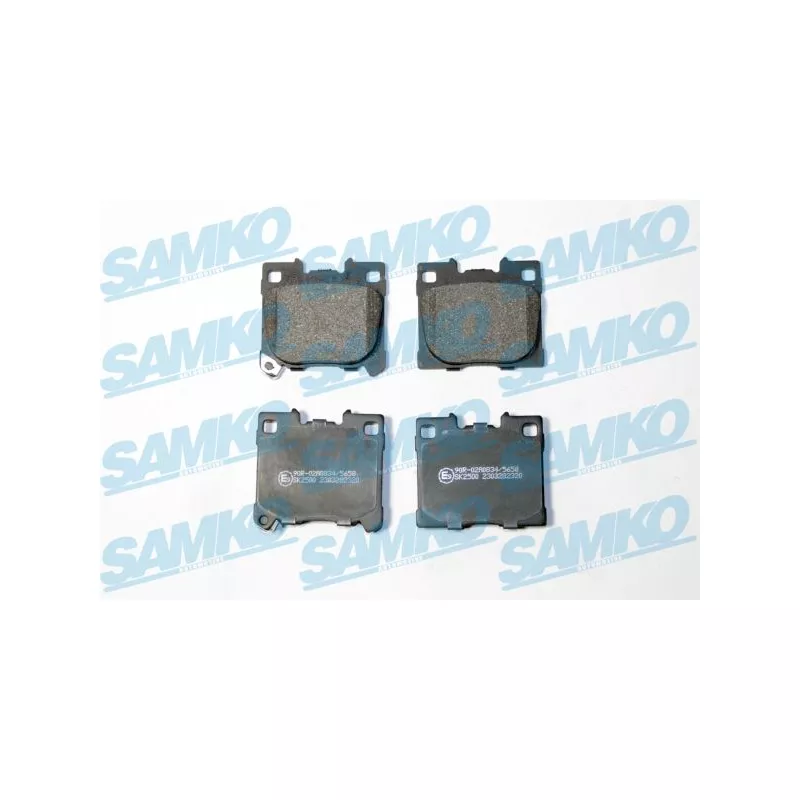 Jeu de 4 plaquettes de frein arrière SAMKO 5SP2320