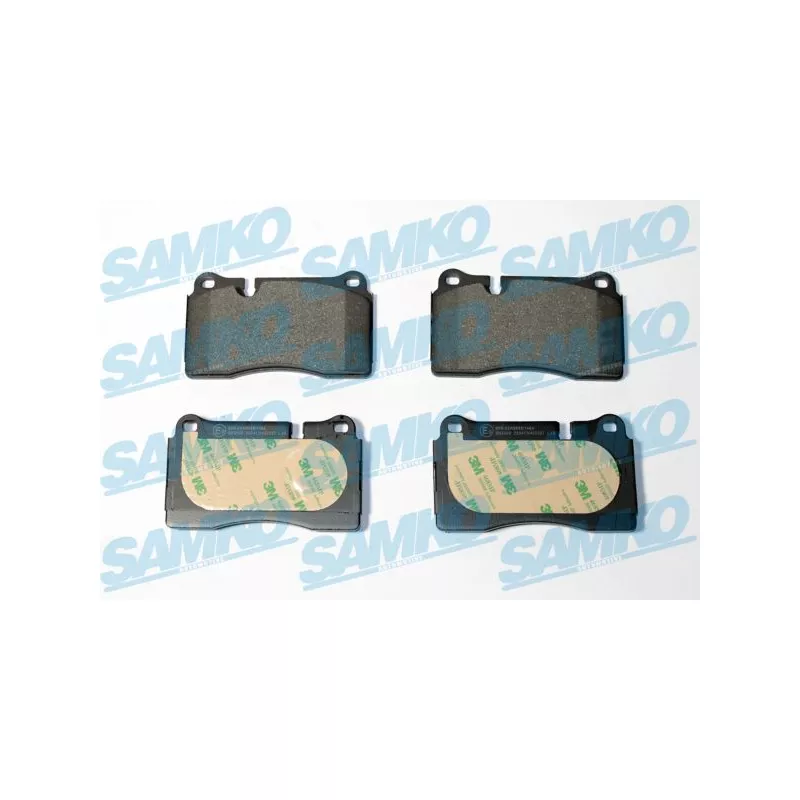 Jeu de 4 plaquettes de frein avant SAMKO 5SP2327