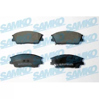 Jeu de 4 plaquettes de frein avant SAMKO