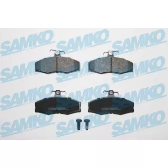 Jeu de 4 plaquettes de frein avant SAMKO