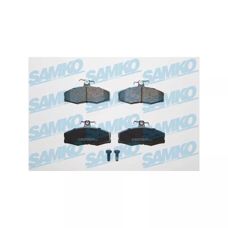 Jeu de 4 plaquettes de frein avant SAMKO 5SP234