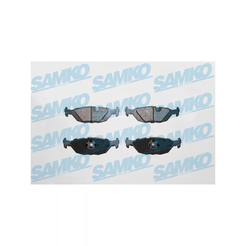 Jeu de 4 plaquettes de frein arrière SAMKO 5SP238