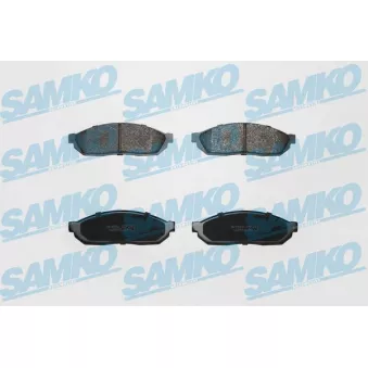 Jeu de 4 plaquettes de frein avant SAMKO