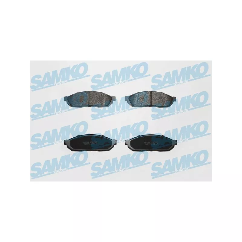 Jeu de 4 plaquettes de frein avant SAMKO 5SP245