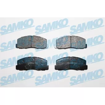 Jeu de 4 plaquettes de frein avant SAMKO