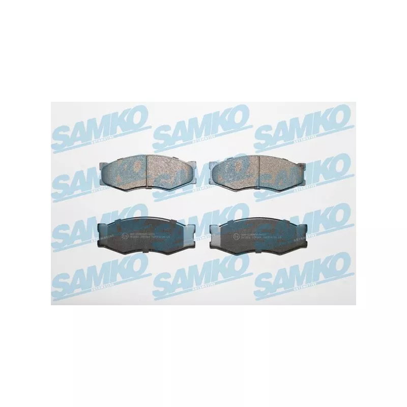 Jeu de 4 plaquettes de frein avant SAMKO 5SP264