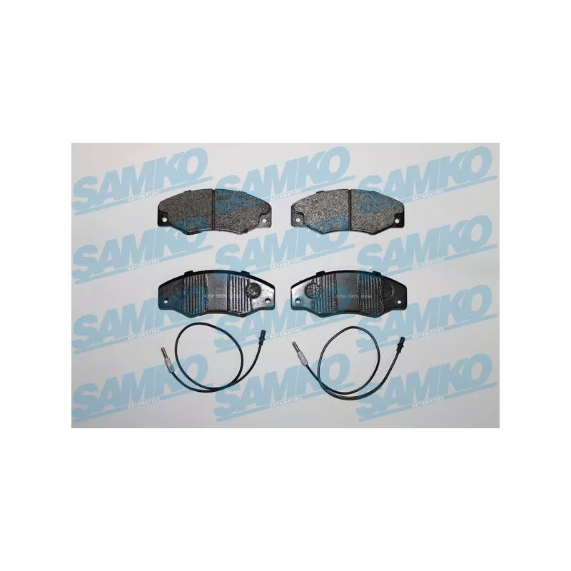 Jeu de 4 plaquettes de frein avant SAMKO 5SP276