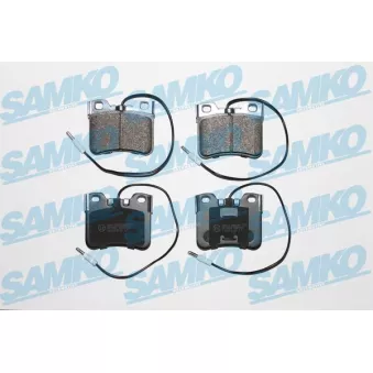 Jeu de 4 plaquettes de frein avant SAMKO