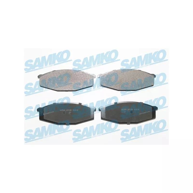 Jeu de 4 plaquettes de frein avant SAMKO 5SP289