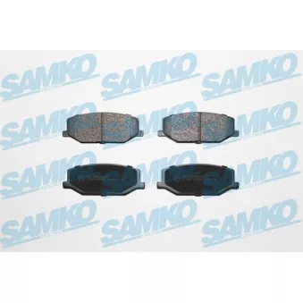 Jeu de 4 plaquettes de frein avant SAMKO