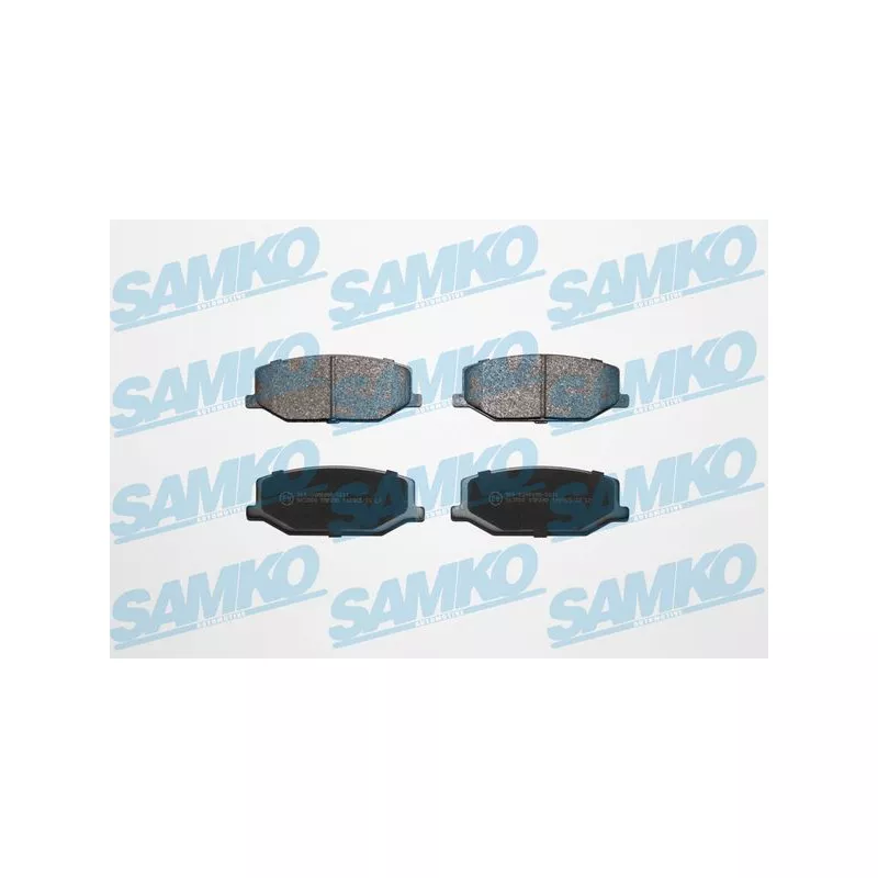 Jeu de 4 plaquettes de frein avant SAMKO 5SP290